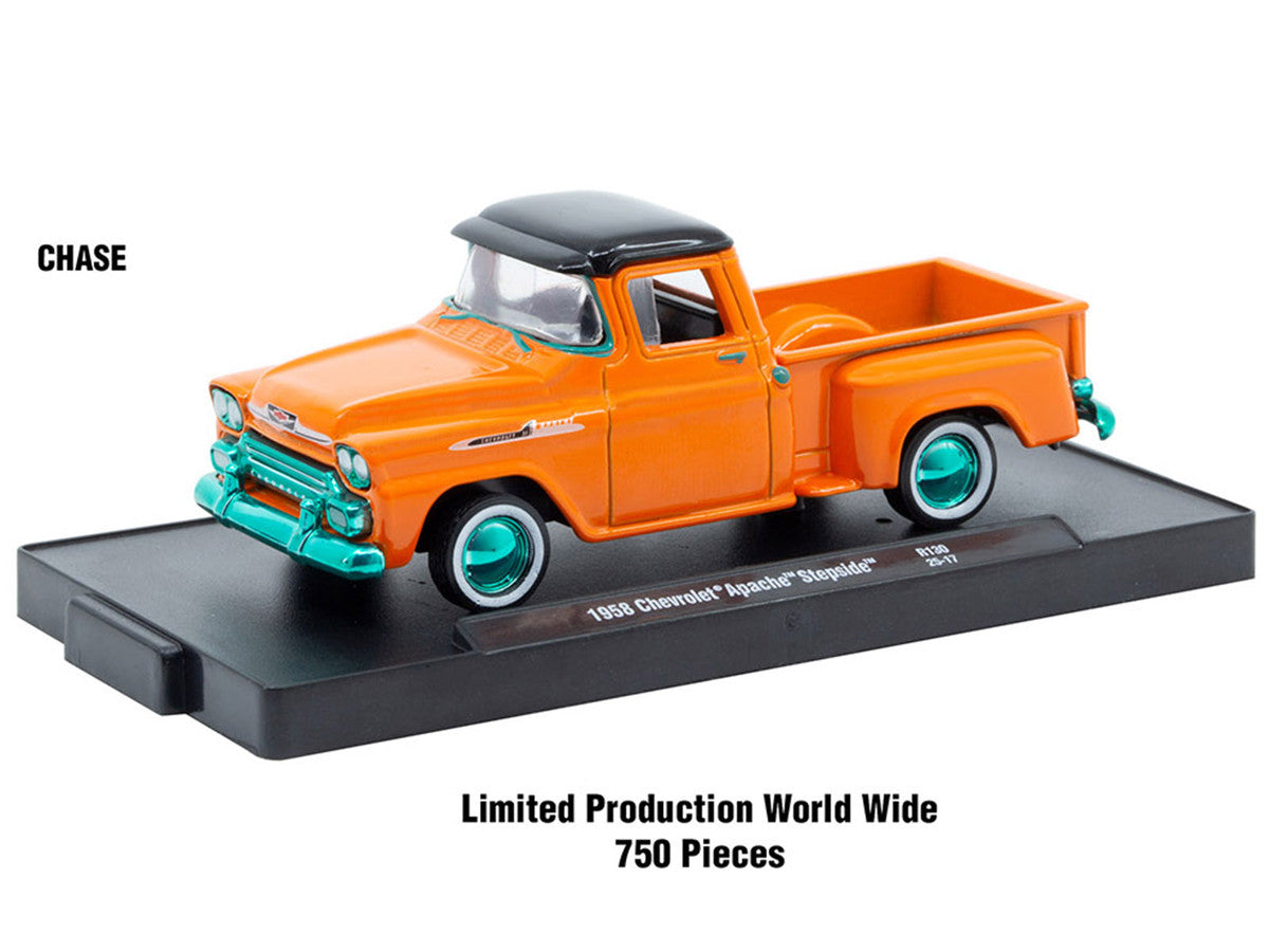 "Auto-Drivers" Set of 4 pieces in Blister Packs Release 130 Limited Edition to 9600 pieces Worldwide 1/64 Diecast Model Cars by M2 Machines