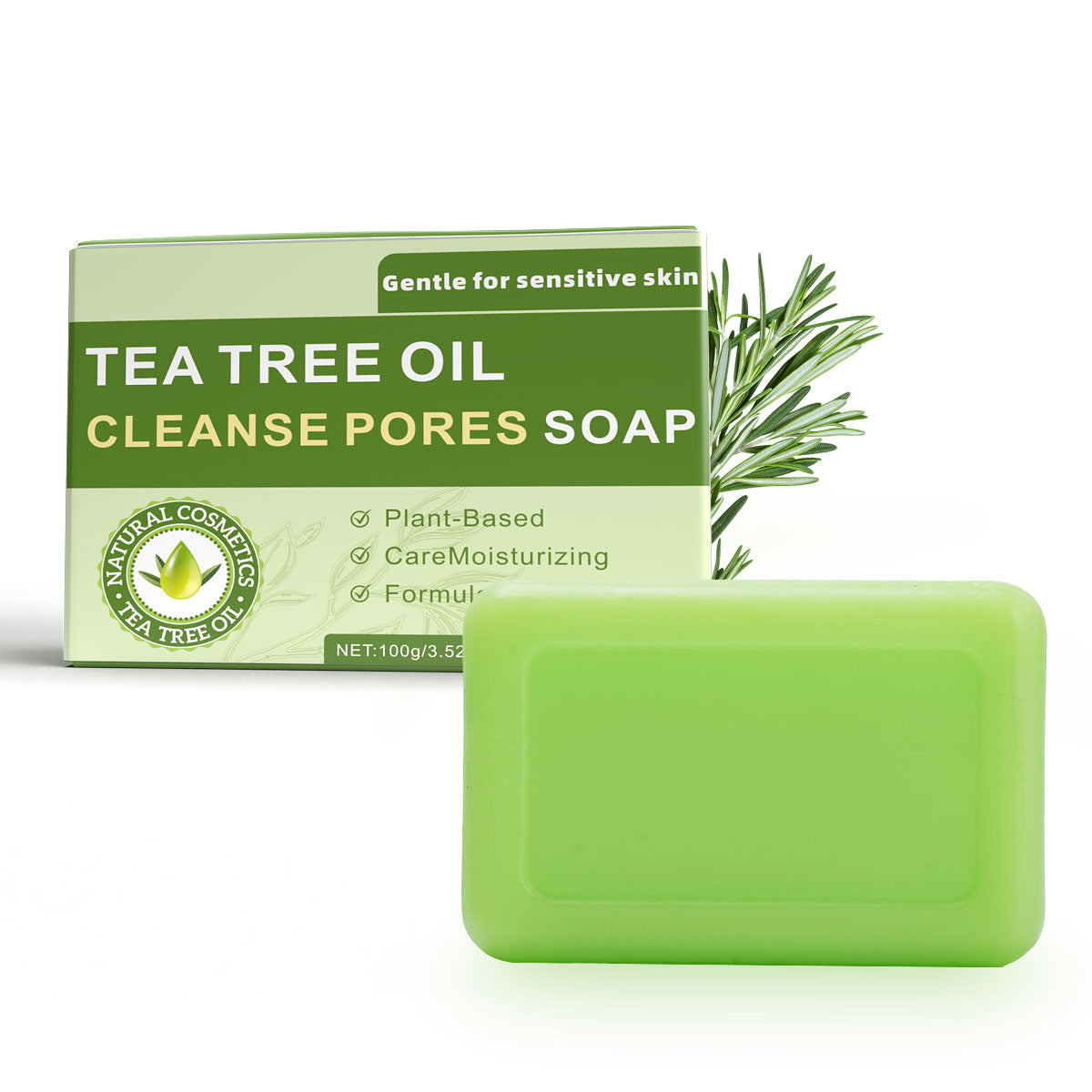 Rounded Corner Tea Tree Soap