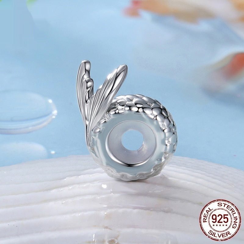 Mermaid Tail S925 Sterling Silver Beads