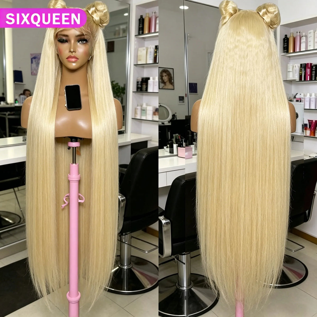30 36 Inch 613 Straight Lace Front Wig Human Hair Blonde Real Human Hair Wig13x6 Hd Lace Frontal Wig Pre Plucked with Baby Hair