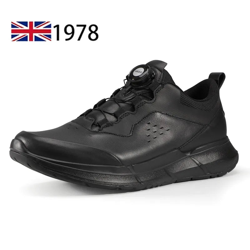New Men's Shoes Genuine Leather Fashion Low-top Men's Casual Trendy Shoes Running Sports