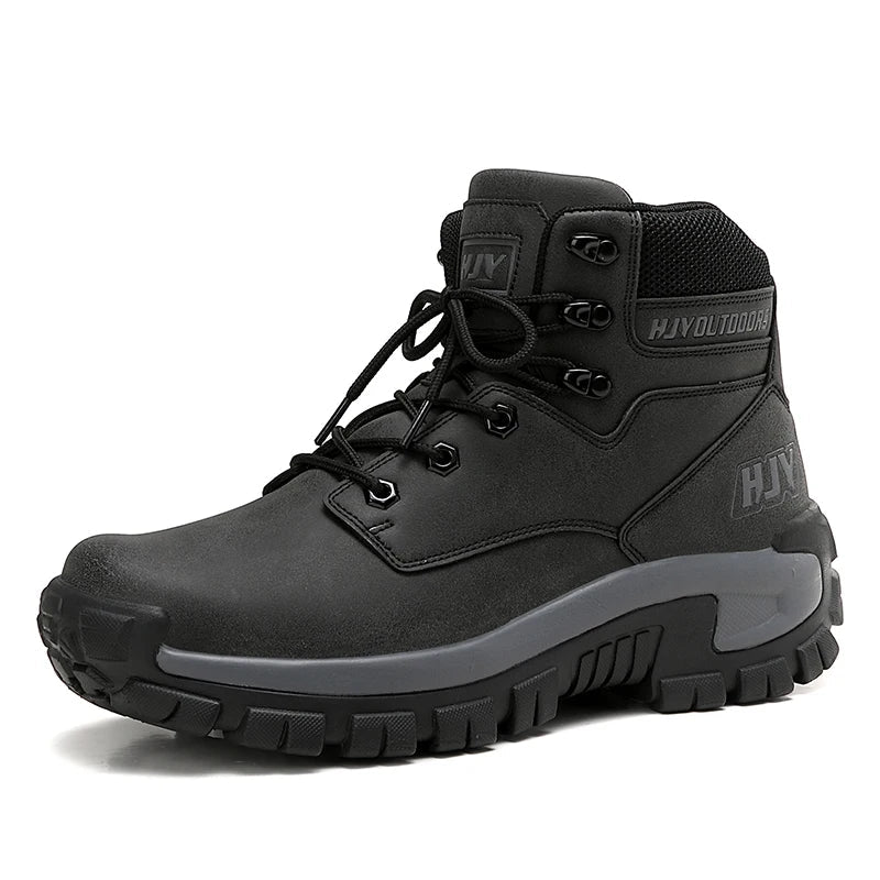 New Men's Boots Fashion Outdoor Boots Breathable Hiking Boots Autumn Shoes Sneakers Lightweight Non-slip Men Desert Ankle Boots