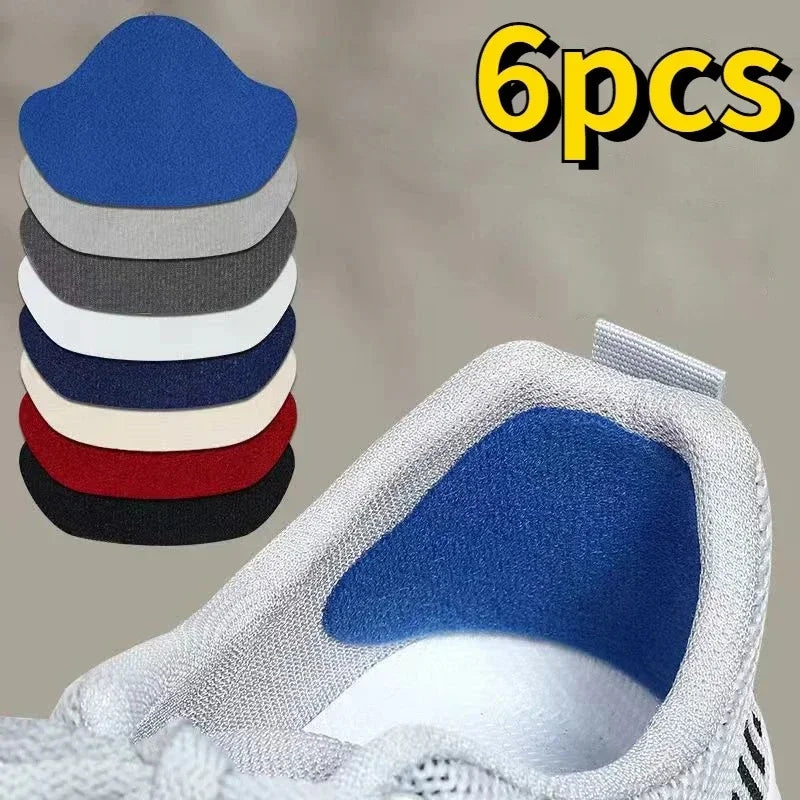 4/6 PCS Shoe Repair Patches, Heel Protector Pads, Anti-Wear Hole Fixing, Self-Adhesive Repair Patches, Insole Foot Care Liner