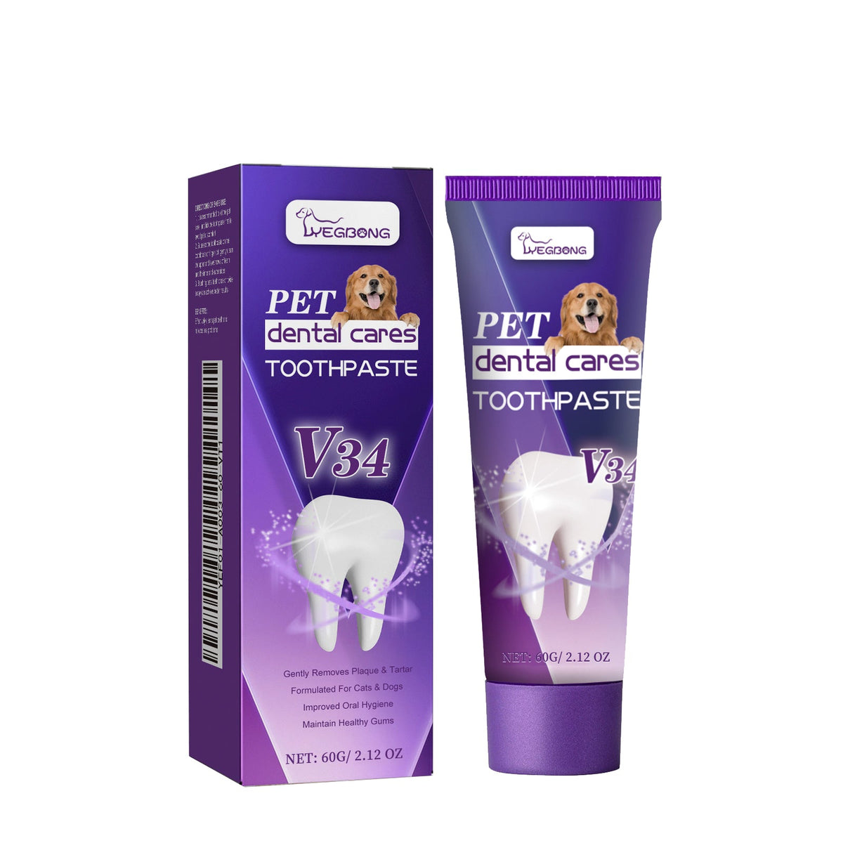 Pet V34 Toothpaste 60g 1box
