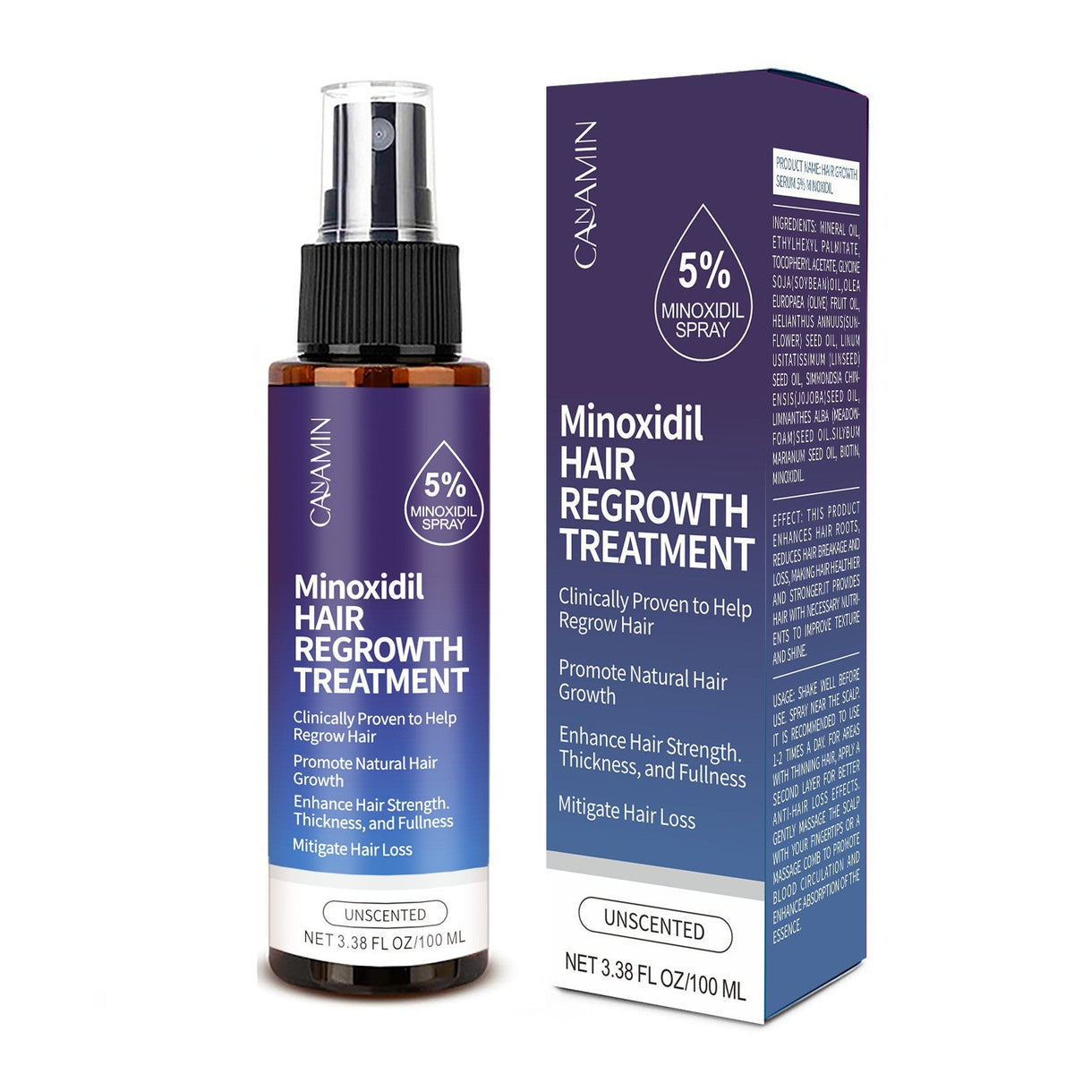 CANAMIN Minoxidil Hair Care Spray
