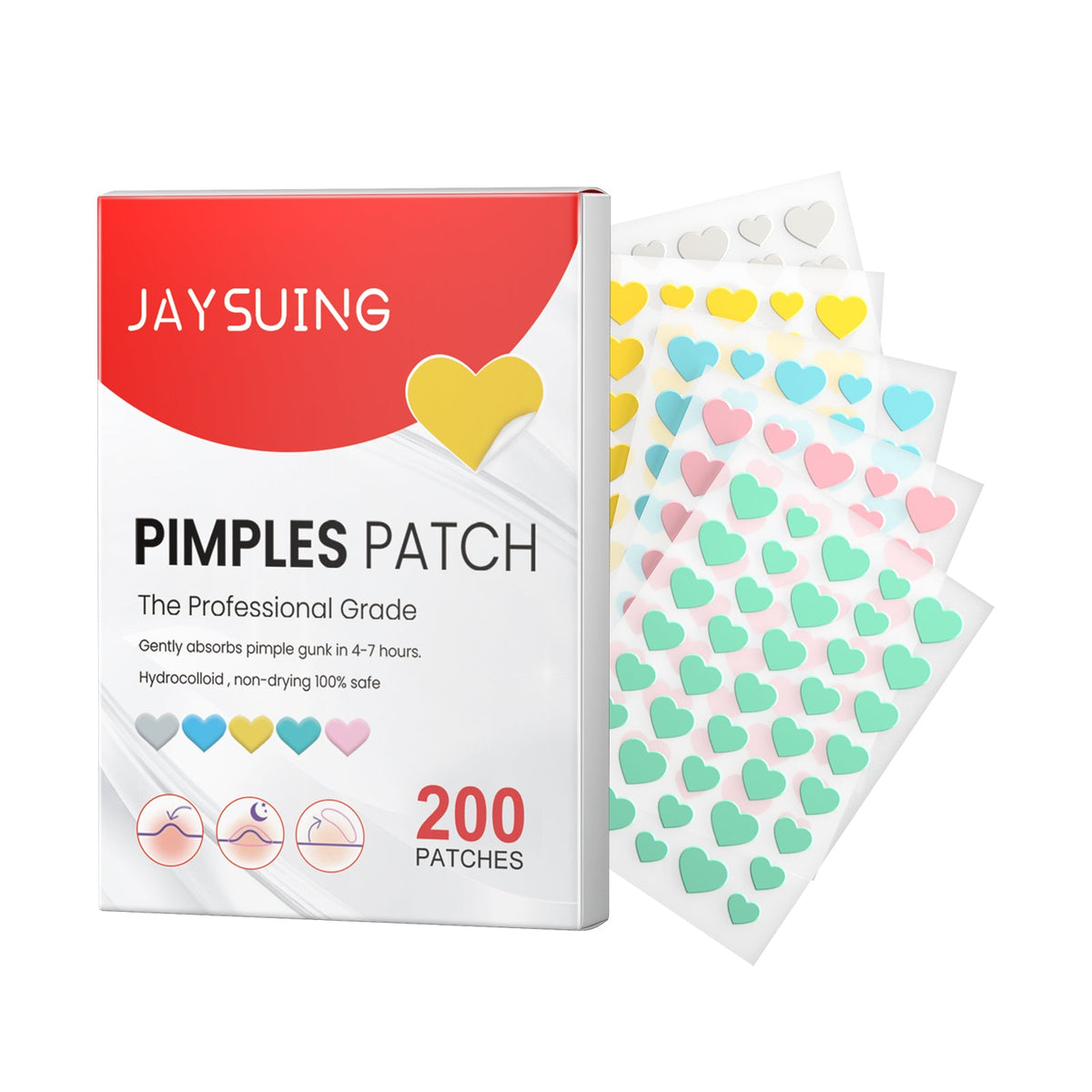 Love Clean Face Stickers 200pieces -1box