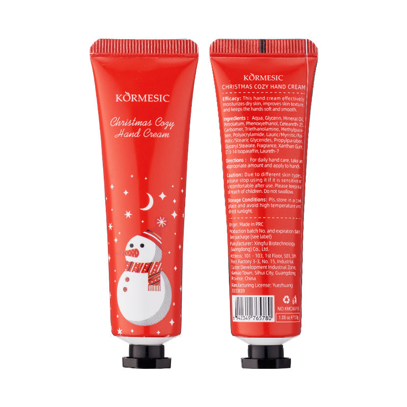 KORMESIC Christmas Cosy Hand Cream For Foreign Trade 30g