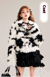 Plush Colored Environmentally Friendly Fur And Cotton Clothing