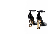 2020 New Metal Letter High Heel Sandals for Women