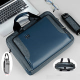 Laptop Bag Men's Handbag Briefcase Shockproof Pu Leather