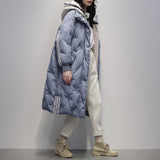 Winter Ladies Fashion White Duck Down Western Style