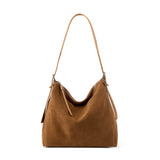 High-end Casual Underarm Tote Bag Made From Top-layer Cowhide