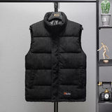 Men's Thick Corduroy Vest - Warm & Breathable Striped Jacket