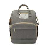 Large Capacity Mother and Baby Bag with Folding Crib