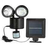 Dual-Head Solar Sensor Spotlight