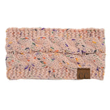 European And American Knitted Hairband Wool Variegated