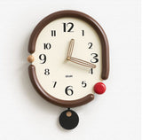 Creative Simple Living Room Punch-free Wall Clock