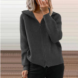 Women's Stripe Knitwear Coat - Europe America Casual Loose Fit Cardigan (S-XXXL)