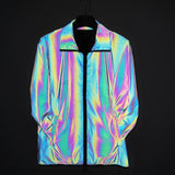 Reflective lapel jacket