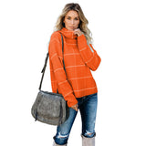 Plaid Street Knit Sweater