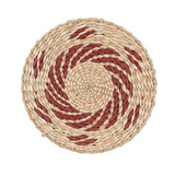 Woven Straw Wall Decor Round Living Room Ornament Wall Hanging