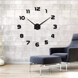 Creative Diy Clock Wall Clock Living Room Home
