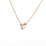 S925 heart-shaped zircon necklace