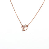 S925 heart-shaped zircon necklace