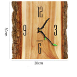 Nordic Simple and Creative Tree Pattern Wall Clock
