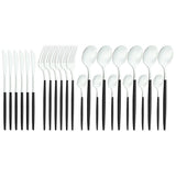 Stainless Steel Steak Knife, Fork And Spoon Set