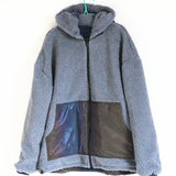 New Double-Sided Wear Colorful Reflective Jacket Men's Warm Jacket