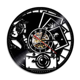 Classic Fashion Vinyl Clock Record Wall Clock Creative Retro Nostalgic Wall Clock