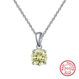 S925 Sterling Silver Diamond Clavicle Necklace
