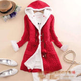 Women's Clothing With Warm Plush Cardigan Horn Button