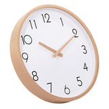 Japanese Style Silent Clock Bedroom Creative Wall-mounted Quartz Clock