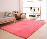 Fluffy White Area Rug