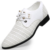 Hollow Men's Leather Shoes