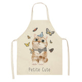 Explosive Animal Animation Multifunctional Kitchen Apron Cotton And Linen Apron