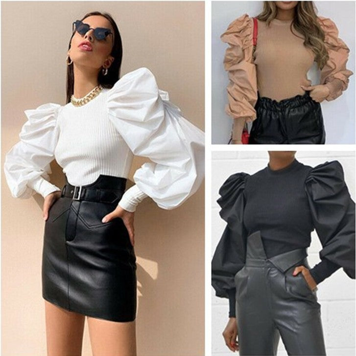 Puff Sleeve Street T-Shirt