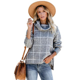 Plaid Street Knit Sweater