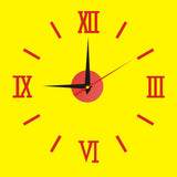 Creative acrylic wall clock, wall sticker clock, living room clock