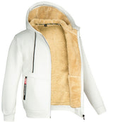 Lamb Fleece Thickened Sports Casual Thickened Hooded Jacket