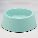 Bamboo fiber dog bowl