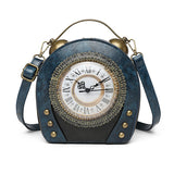 Walking clock antique bag