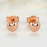 S925 Sterling Silver Heart Earrings