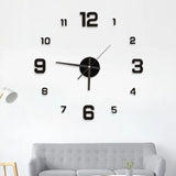 Luminous Creative Simple Wall Hanging Punch-free Clock