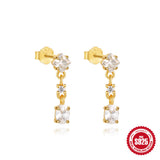 Daily S925 Sterling Silver Stud Earrings