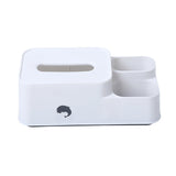 Desktop storage tissue box