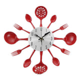 Restaurant Knife And Fork Creative Wall Clock