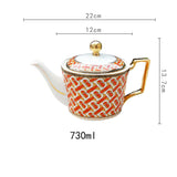 Luxury Household Heat Resistant Fashionable Ceramic Kettle